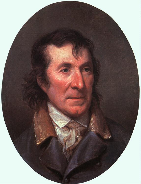 Charles Wilson Peale Portrait of Gilbert Stuart France oil painting art